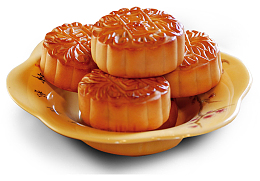 中秋白莲蓉月饼