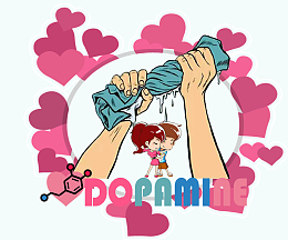 快乐多巴圆形边框