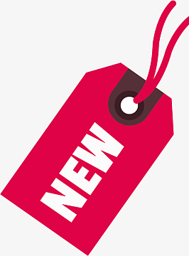 new红色标签图片