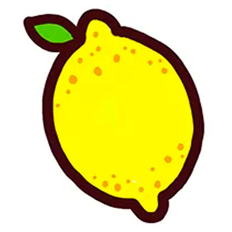 萌萌的卡通柠檬