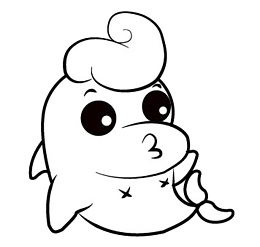嘟嘴小海豚图片