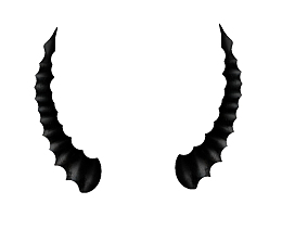 哥特，png，素材，恶魔角