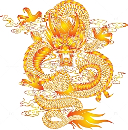 金龙，手绘源文件