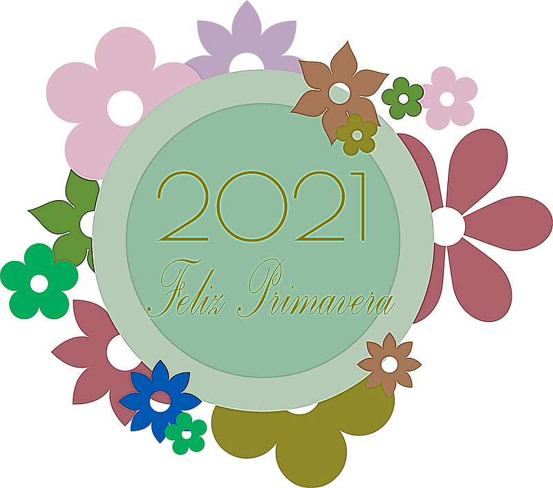 2021花朵圆形元素设计