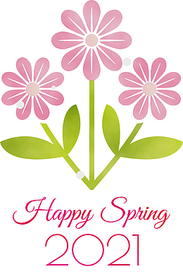 2021漂亮的红花绿叶创意设计