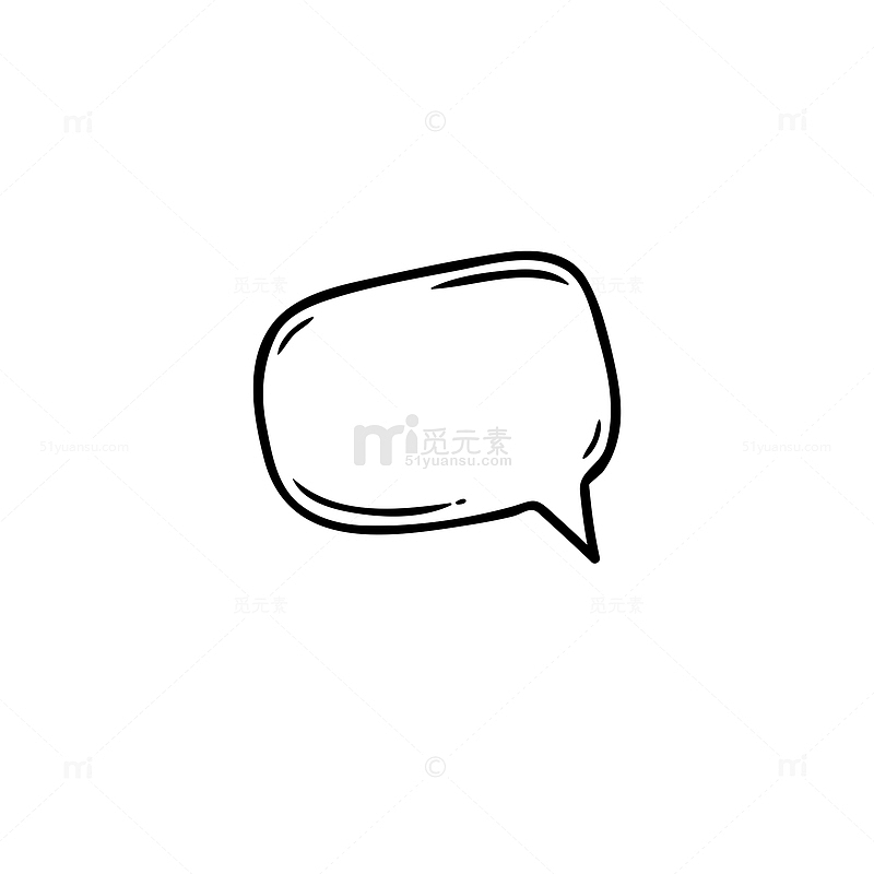 对话框漫画气泡会话框简约对话框对话气泡