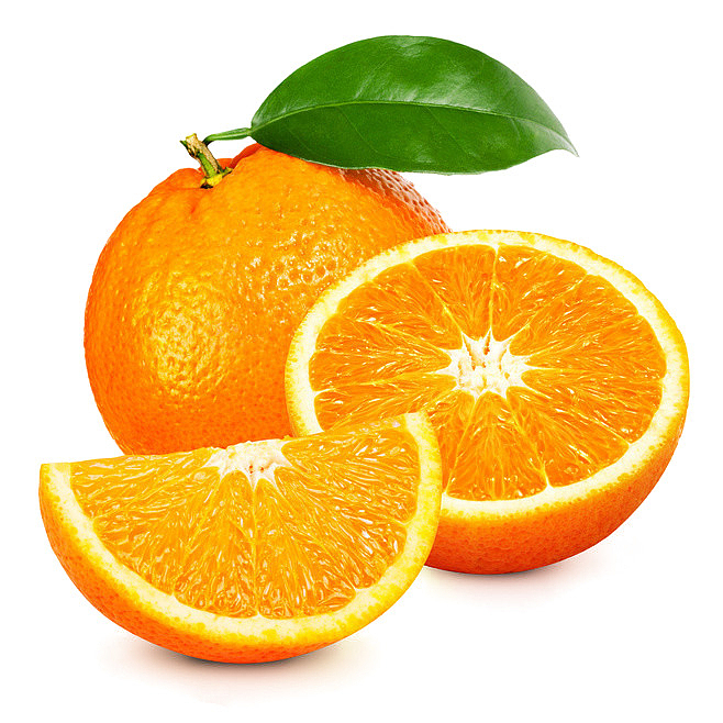 橙汁 橙子 橘子 切开