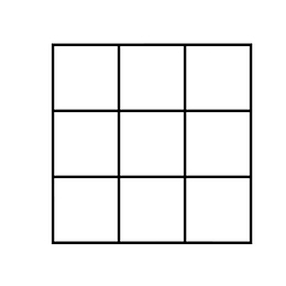 方块田字格几何矢量