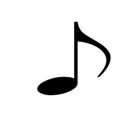 音符音乐表示矢量三