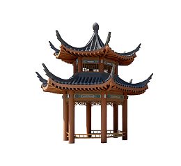 高清中式亭子