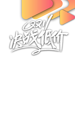 双十一双十一决战低价色块电商狂欢节