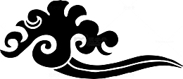 黑色祥云装饰素材图案5