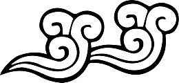 黑色祥云装饰素材图案12