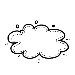 云朵对话框cloud