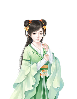 古风女子小孩