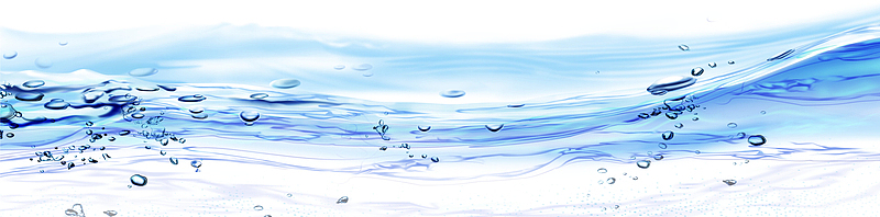碧蓝色海浪透明图