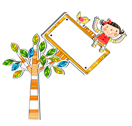 卡通树幼儿园树木