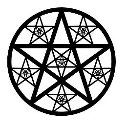 六角星魔法星星图