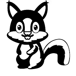 小松鼠透明png