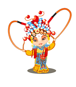 唱戏的花旦女