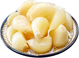 一盘美味的糖蒜