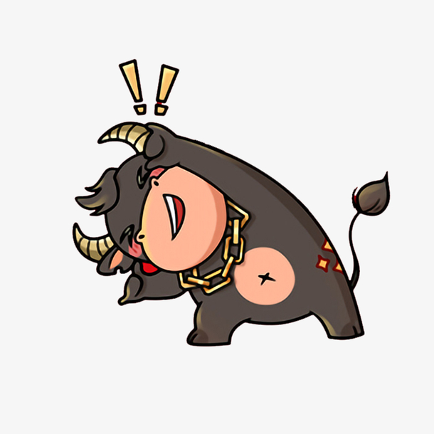 2020牛年卡通公牛