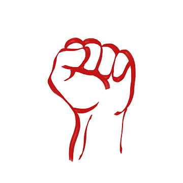 红色拳头 免扣 奋斗