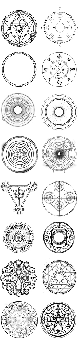 魔法阵万圣节卡通装饰