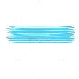 简约的蓝色水彩框