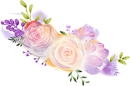 手绘水彩花png