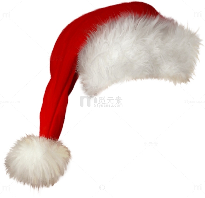 圣诞节毛绒帽子