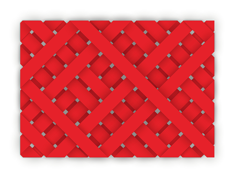 红色中国结折叠彩带