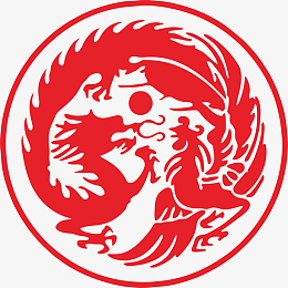 png龙凤呈祥圆形剪影图案pngpng龙凤呈祥pngpng龙凤呈祥剪纸pngpng