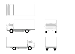 矢量厢式货车