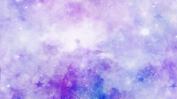 紫色星星暈染