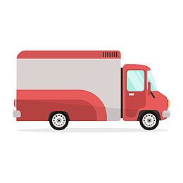 红色空调汽车