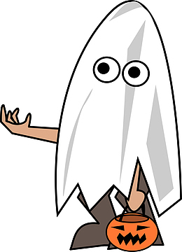 提着小南瓜灯的人