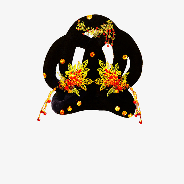 古装头饰,金色,中国风,素材免费下载_觅元素