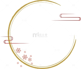 传统中式古典花纹边框