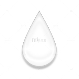 水滴白色通透