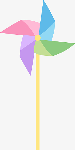 高清卡通小风车