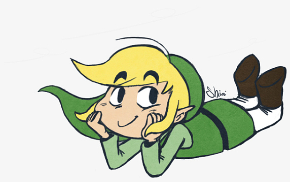 趴着的小女孩02