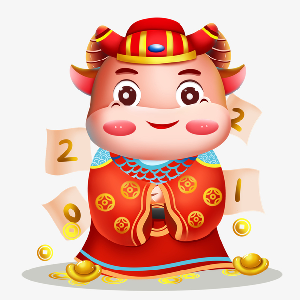 牛年福气吉祥物