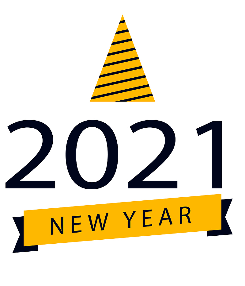 2021新年快乐帽子徽章