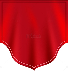 节日氛围旗帜标签