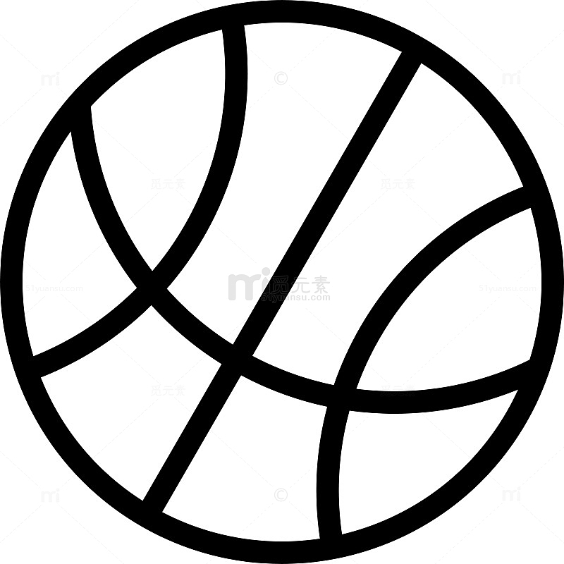 篮球线性图标(800x800)