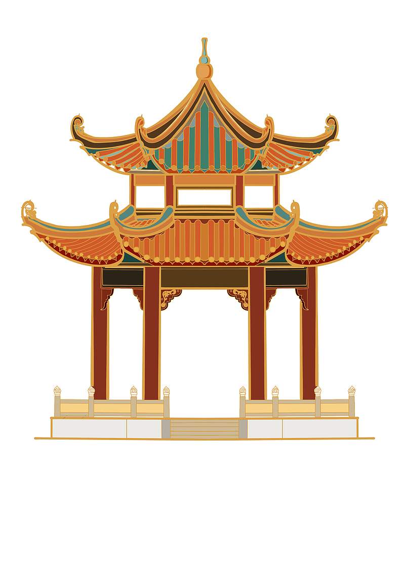 中国风建筑亭子