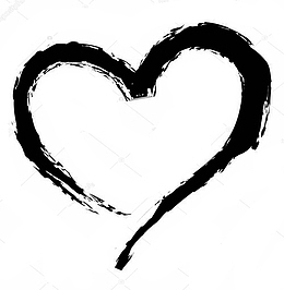 手绘涂鸦爱心装饰免抠