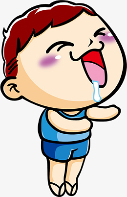 美食  流口水的孩子