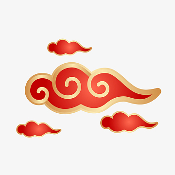 年货节云朵立体c4d